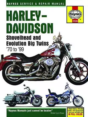 Harley-Davidson Shovelhead & Evolution Big Twins (70-99) Haynes Repair Manual cover