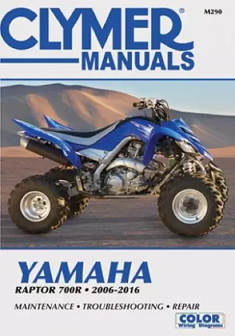 Clymer Yamaha Raptor 700R Motorcycle Repair Manual cover