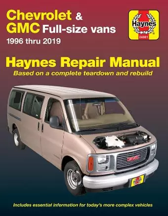 Chevrolet Express & GMC Savana full-size petrol vans (1996-2019) (USA) cover