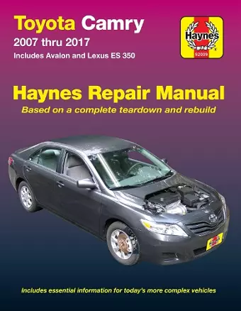 Toyota Camry & Avalon & Lexus ES 350 (2007-2017) (USA) cover