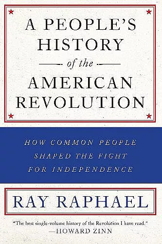 A People's History Of The American Revolution cover
