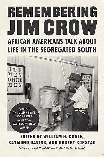 Remembering Jim Crow cover