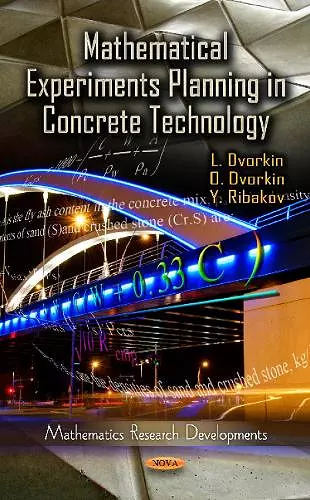 Mathematical Experiments Planning in Concrete Technology cover