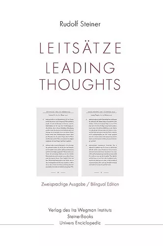 Leitsatze - Leading Thoughts cover