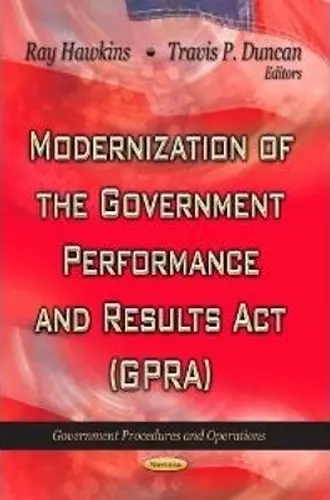 Modernization of the Government Performance & Results Act (GPRA) cover