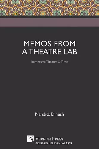 Memos from a Theatre Lab cover