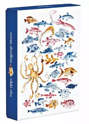 Ocean Dwellers Notecard Box cover