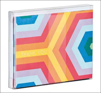 Over the Rainbow Thank You Notecard Set cover