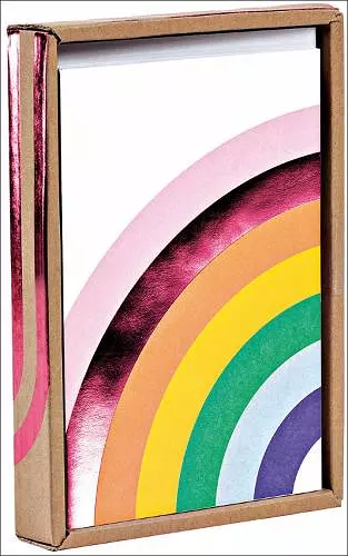 Over the Rainbow Luxe Foil Notecard Box cover