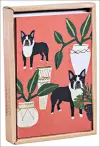 Dogs 'n' Plants Luxe Foil Notecard Box cover