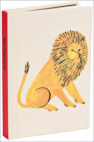 Big Cat Lion Mini Notebook cover