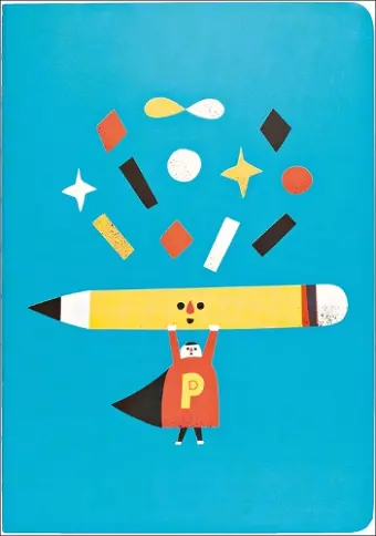 Pencil Man A5 Notebook cover