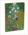 Flower Garden by Gustav Klimt A5 Notebook cover