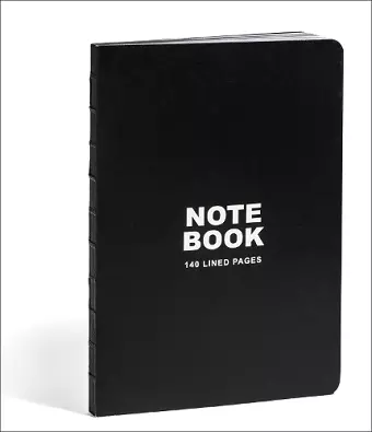 Black A5 Notebook cover