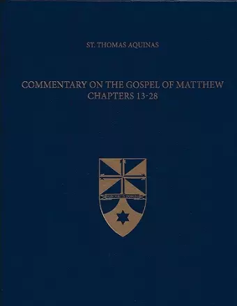 Commentary on the Gospel of Matthew Chapters 13-28 cover