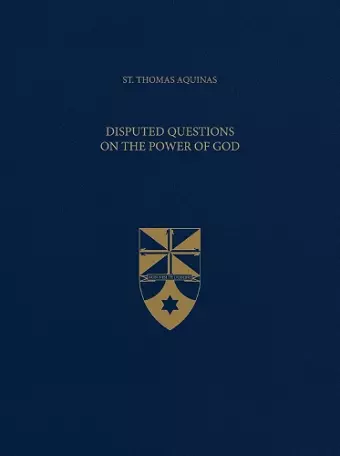 Disputed Questions on the Power of God cover