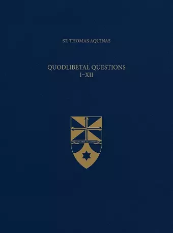 Quodlibetal Questions I–XII cover