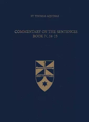 Commentary on the Sentences, Book IV, 14-25 cover