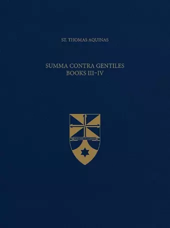 Summa Contra Gentiles, Books III & IV cover