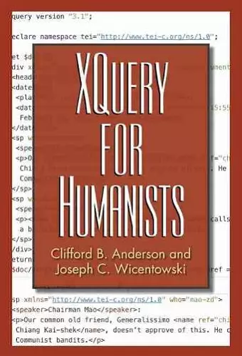 XQuery for Humanists cover