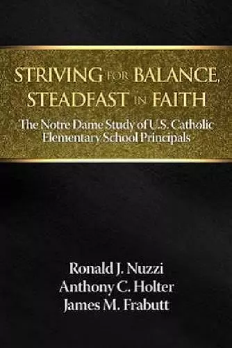 Striving for Balance, Steadfast in Faith cover