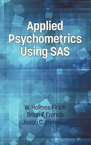 Applied Psychometrics Using SAS cover