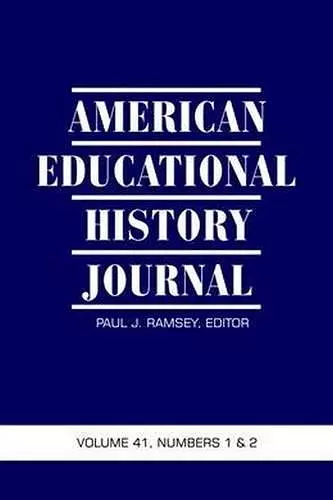 American Educational History Journal cover