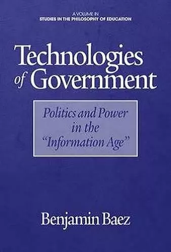 Technologies of Government cover