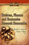 Business, Finance & Economics Research Summaries cover