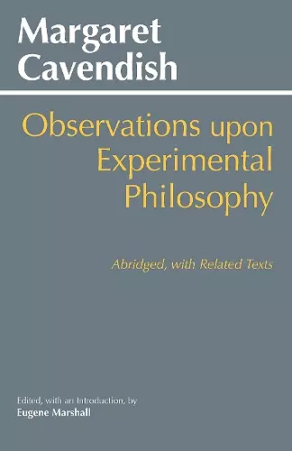 Observations Upon Experimental Philosophy cover