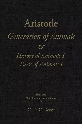 Generation of Animals & History of Animals I, Parts of Animals I cover