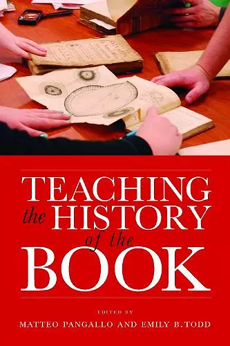 Teaching the History of the Book cover