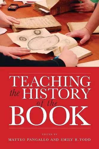 Teaching the History of the Book cover