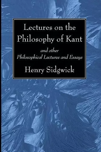 Lectures on the Philosophy of Kant cover