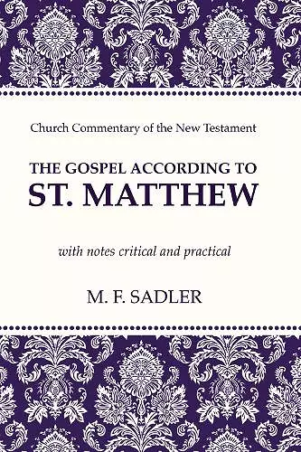 The Gospel According to St. Matthew cover