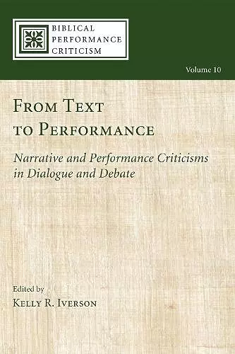 From Text to Performance cover