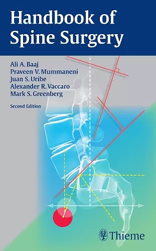 Handbook of Spine Surgery cover