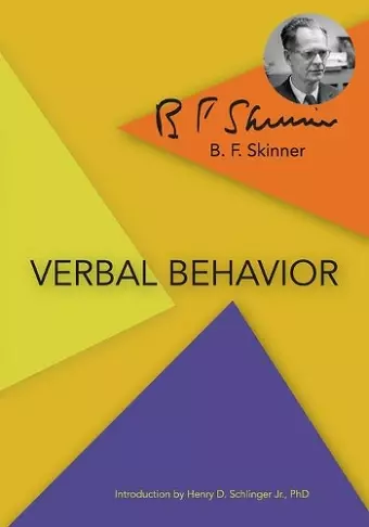 Verbal Behavior cover