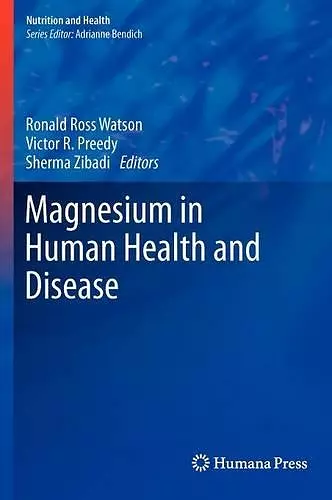 Magnesium in Human Health and Disease cover