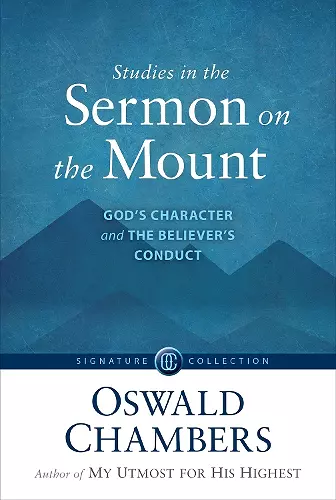 Studies in the Sermon on the Mount cover