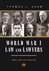 World War I Law and Lawyers cover