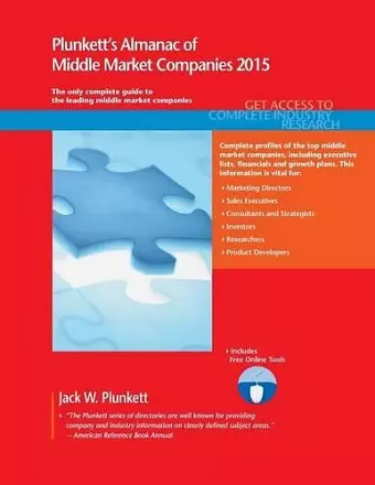 Plunkett's Almanac of Middle Market Companies 2015 cover