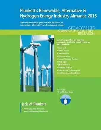 Plunkett's Renewable, Alternative & Hydrogen Energy Industry Almanac 2015 cover