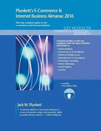 Plunkett's E-Commerce & Internet Business Almanac 2016 cover