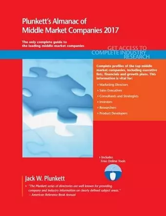 Plunkett's Almanac of Middle Market Companies 2017 cover