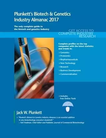 Plunkett's Biotech & Genetics Industry Almanac 2017 cover
