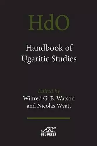 Handbook of Ugaritic Studies cover