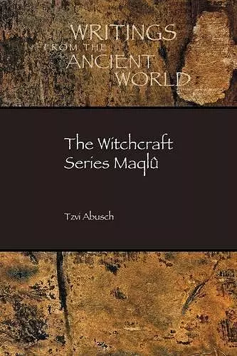 The Witchcraft Series Maqlû cover