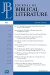Journal of Biblical Literature 139.1 (2020) cover