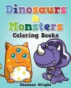 Dinosaurs & Monsters Coloring Book cover